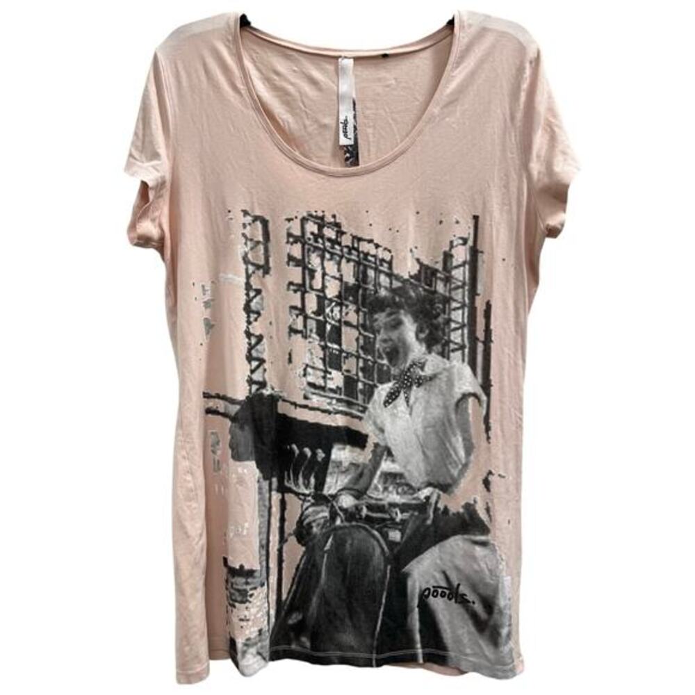 Poools graphic print Audrey Hepburn from the 1953 film Roman Holiday Sz XL